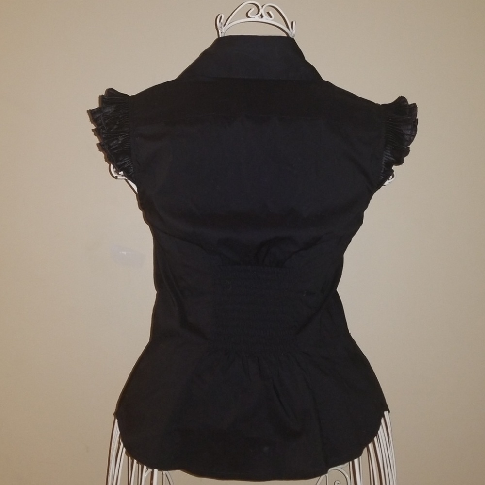 Bebe Ruffle Blouse - Picture 2 of 8
